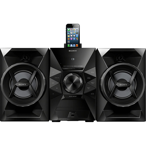 SONY MHCEC619IP SISTEMA MINI 120W DOCK.IPHONE/IPOD FM USB REC NERO