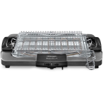 DE LONGHI BQ80X BARBECUE 2450W 41X28CM GRIGLIA GIREVOLE INOX