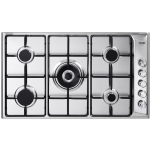 P.COTT.GAS 90CM 4F+1TRIPL.CORONA  INOX