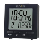 OROLOGIO RADIOCONTROLLATO SNOOZE TEMP. NERO