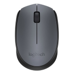 MOUSE WIRELESS 2TASTI M170 NERO/GRIGIO