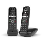 CORDLESS 2" V.VOCE MEM.100NUM.DUO NERO