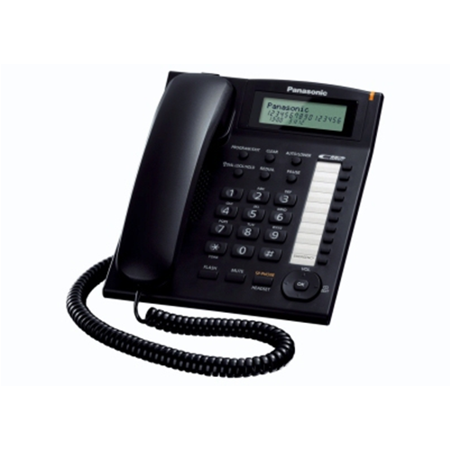 PANASONIC KXTS880EXB TELEFONO  CON FILO DISP.LCD V.VOCE 3SUONERIE NERO