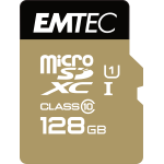 MEM.MICRO SD 128GB CL.10 C/ADATTATORE BIANCO