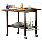 FOPPAPEDRETTI 9900329186 NEWTON WENGE' CARRELLO PORTAVIVANDE