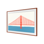 CORNICE THE FRAME X TV 65" TERRACOTTA ARROTONDATO