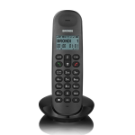 CORDLESS MEM.50NUM. ECO DECT NERO