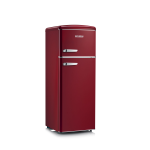 FRIGO 2P. 206LT CE.E STATICO 3RIP. RETRO BORDEAUX