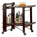 FOPPAPEDRETTI 9900316086 SERVICE WENGE' CARRELLO PORTAVIVANDE