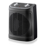 TERMOVENTILATORE 2400W 30MQ NERO