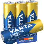 BATT.ALCALINA AA LONGLIFE POWER 4PZ