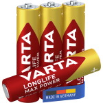 BATT.ALCALINA AAA LONGLIFE MAX POWER 4PZ