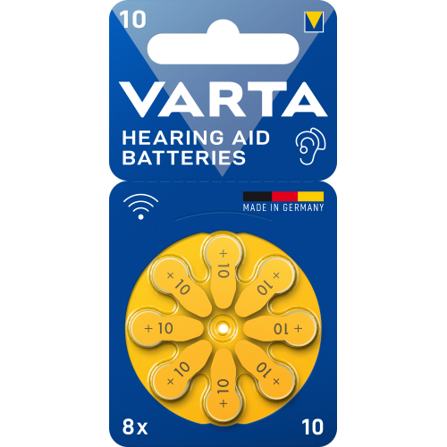 BATTERIA PER APPARECCHI ACUSTICI 10 BLISTER 8PZ