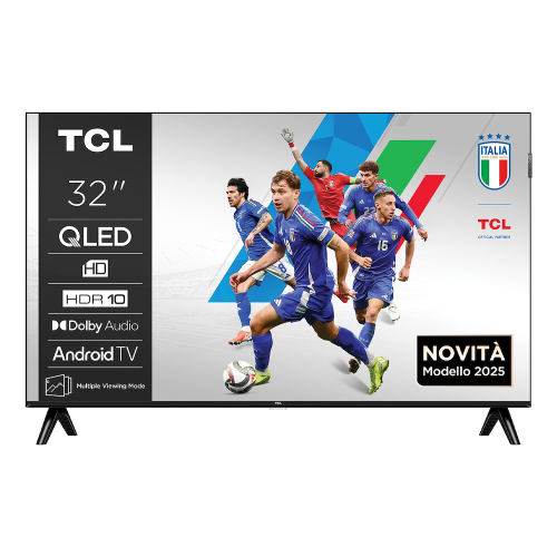 TV QLED 32'HD READY DVBT2/S2 SMART GOOGLE