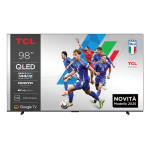 TV QLED 98"UHD 4K DVBT2/S2 144HZ SMART GOOGLE TV