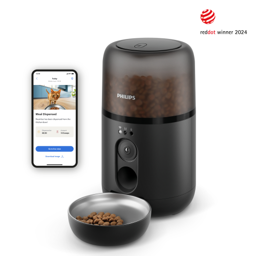 DISTRIBUTORE CIBO ANIMALI SMART 4.5LT NERO