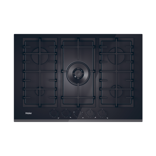 P.COTT.GAS 75CM 5F G.GHISA IN CRISTALLO NERO