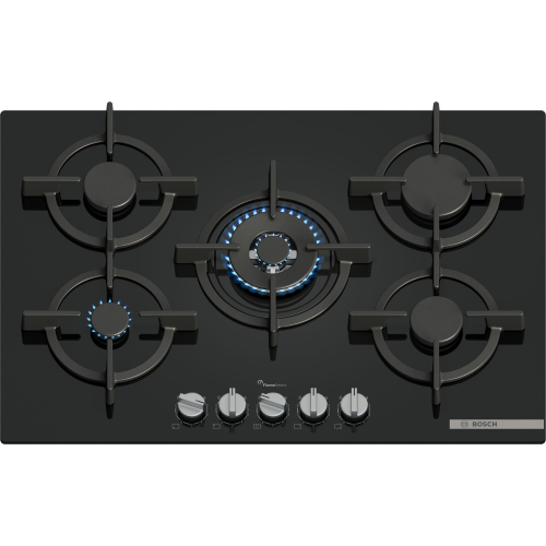 P.COTT.GAS 75CM 5F G.GHISA VETRO NERO