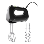 SBATTITORE 500W 4VEL+TURBO 2FRUSTE/2GANCI BLACK