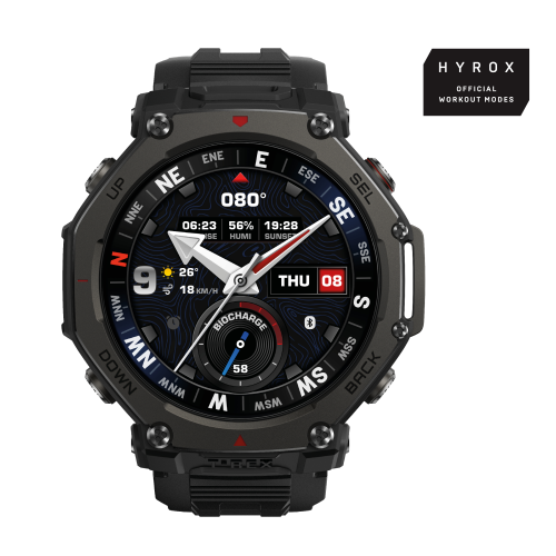SMART WATCH 1.5' GPS BT WIFI HR TACTICAL BLACK