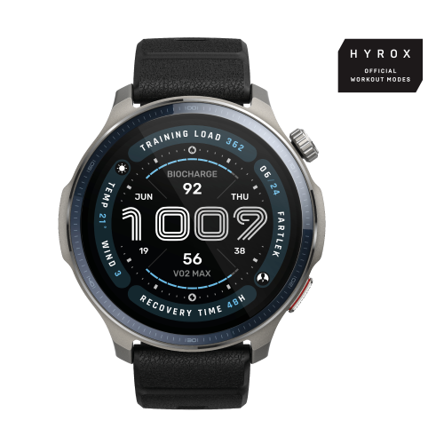 SMART WATCH 1.5'AMOLED HR BT/WIFI GPS BLACK
