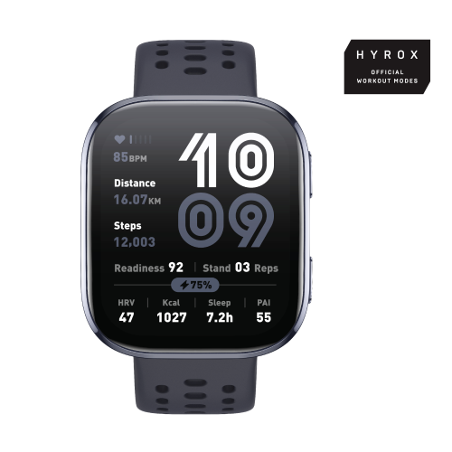 SMART WATCH 1.97'AMOLED BT HR GPS 5ATM BLACK