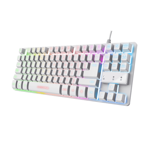 TASTIERA WIRED GAME ILLUMIN.TKL GXT833WTHADO BIANC