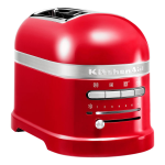 KITCHENAID IKMT2204R TOSTAPANE 1250W 7PROG. 2SCOMP. ARTISAN ROSSO IMPER IKMT2204R