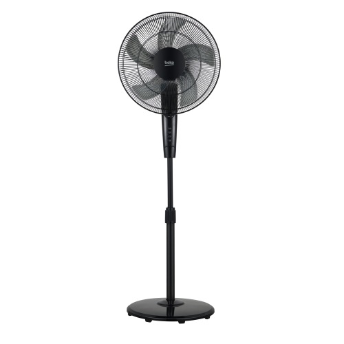VENTILATORE PIANTANA 45W 3VEL. D.40CM NERO