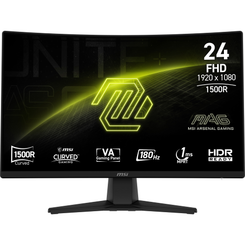 MONITOR CURVO 23.6'FHD 16:9 180HZ 1MS DP/HDMI GAME