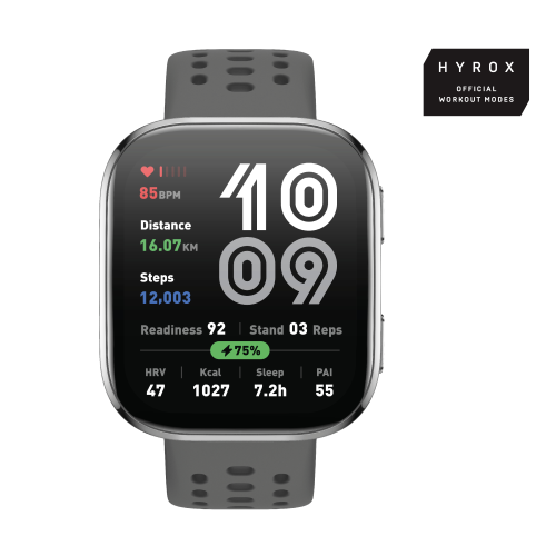 SMART WATCH 1.97'AMOLED BT HR GPS 5ATM CHARCOAL