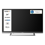 TV LED 24'HD DVBT2/S2 C/STAND CENTRALE TIVUSAT