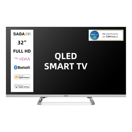 TV QLED 32'FHD T2/S2 SMART VIDAA C/STAND CEN.TVSAT