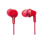 PANASONIC RPHJE125ER CUFFIA AURICOLAREIN-EAR 10HZ-24KHZ 97DB ROSSO