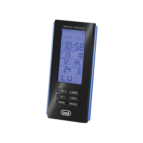 TREVI 310800 STAZ.METEO C/SENS.EST SVEGLIA ME 3108 NERO