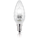 PHILIPS ECTOR42CL LAMPADA ALOGENA 42W E14 TORTIGLIONE CHIARA