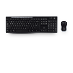 LOGITECH 920004512 TASTIERA+MOUSE WIRELESS USB MK270 NERO