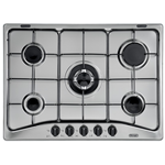 DE LONGHI YAF57ASV PIANO COTTURA GAS 70CM 4F+1TRIPL.CORONA COM.FRONTALI INOX