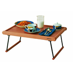 FOPPAPEDRETTI 9900381006 VASSOIO CON APPOGGIO A SCOMPARSA MORFEO NOCE