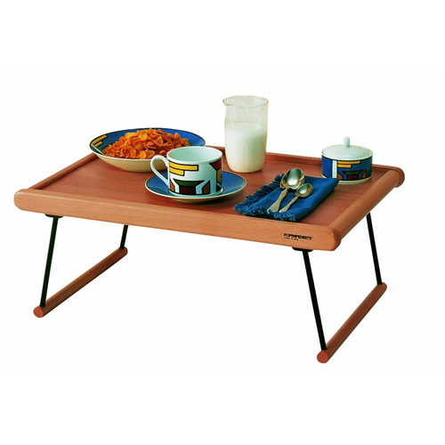 FOPPAPEDRETTI 9900381006 VASSOIO CON APPOGGIO A SCOMPARSA MORFEO NOCE