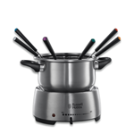RUSSELL HOBBS 2256056 FONDUTA 1200W 2LT 6FORCHETTE TEMP.REGOL.INOX