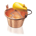 ARDES ART244 PAIOLO IN RAME X POLENTA 2/4 PERS MOTORE ESTRAIB