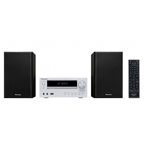 PIONEER XHM15S MICRO HIFI 30W CD/USB/FM/AM RDS MP3/WMA ARGENTO