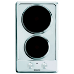 GLEM GT320IX PIANO COTTURA 30CM 2PIASTRE ELETTRICHE INOX SERIE DOMINO