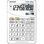 SHARP ELM332BWH CALCOLATRICE TAVOLO 10CIFRE IVA RAD.Q. CONV(WHITE)