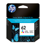 HP C2P06AE CART.INK-JET 62 165PG 3COL. BLS