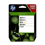 HP N9J73AE CART.INK-JET CIANO/MAG./GIALLO/NERO N.364COMBOPACK