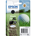 EPSON C13T34714020 CART.INK-JET PALLINA DA GOLF T34XL BL. NERO