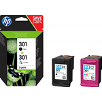 HP 301BKCL MULTIPACK HP 301 BK/CL BLISTER