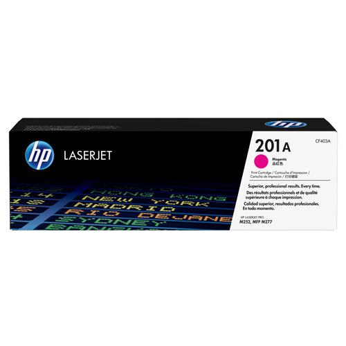 HP CF403A TONER MAGENTA 1400PG 201A PER M252/MFP M277